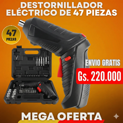DESTORNILLADOR Y TALADRO ELÉCTRICO - TU KIT COMPLETO